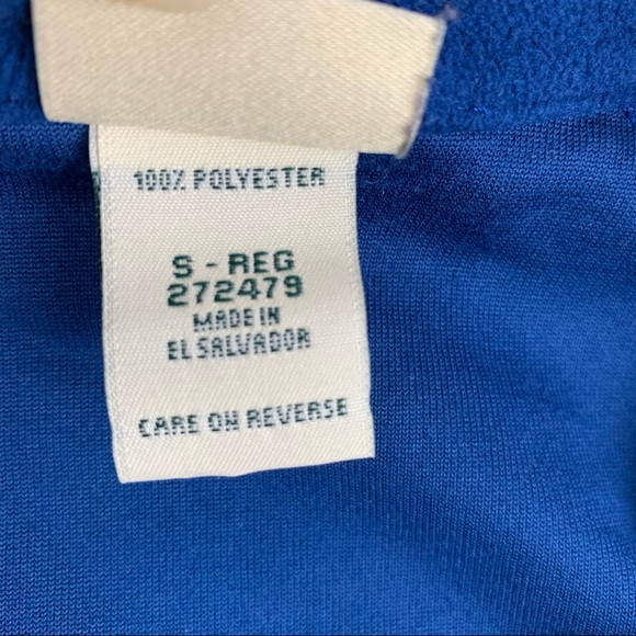 LL Bean 1/4 Zip Women’s Fleece Pullover Blue Size Small Regular 272479 - Picture 4 of 5